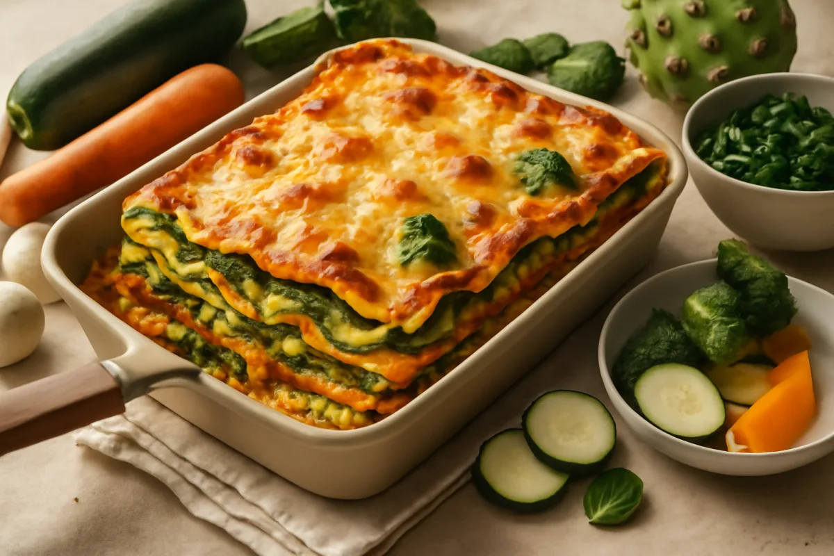 Lasagne vegetariane con verdure di stagione: la combinazione perfetta per un primo sorprendente