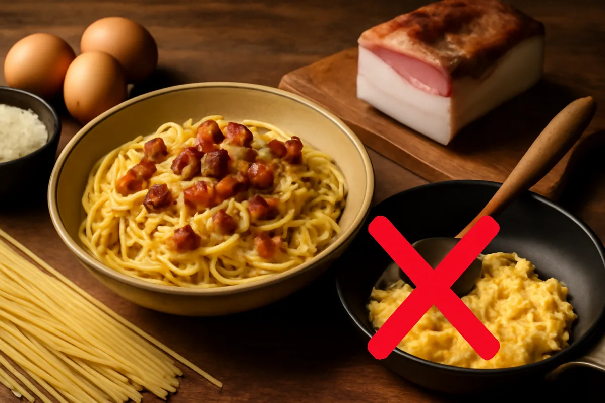 Quali errori evitare nella carbonara? I segreti per una ricetta autentica e cremosa