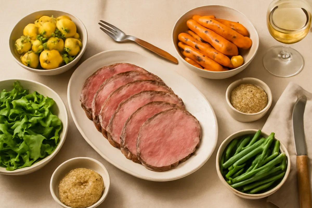 Cosa abbinare al roast beef freddo? I contorni ideali che ne valorizzano il gusto