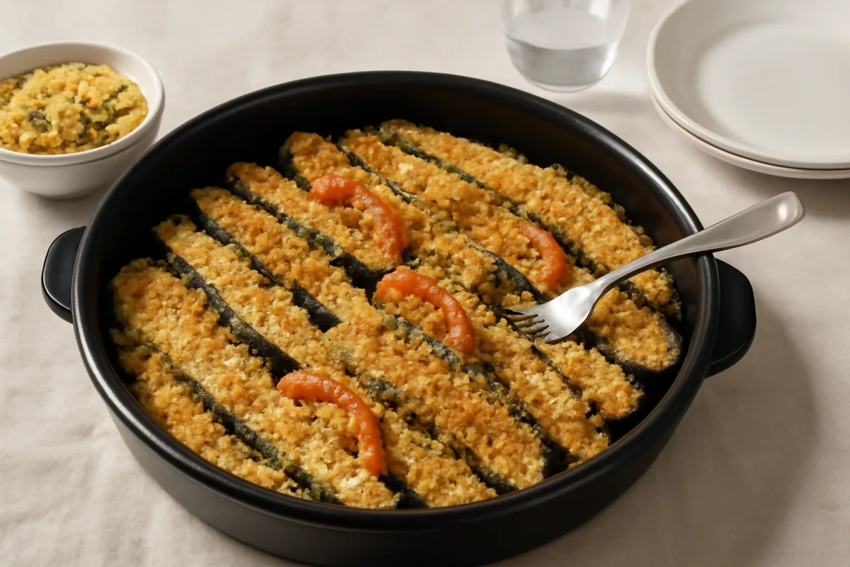Verdure gratinate croccanti: la panatura semplice che rimane dorata senza usare troppo olio