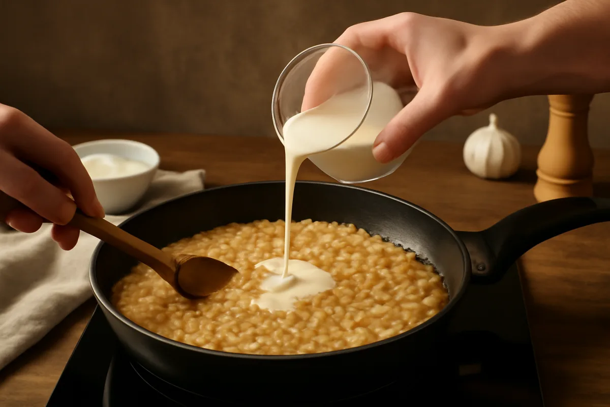 Come si manteca il risotto alla perfezione? Il passaggio finale che regala cremosità senza burro