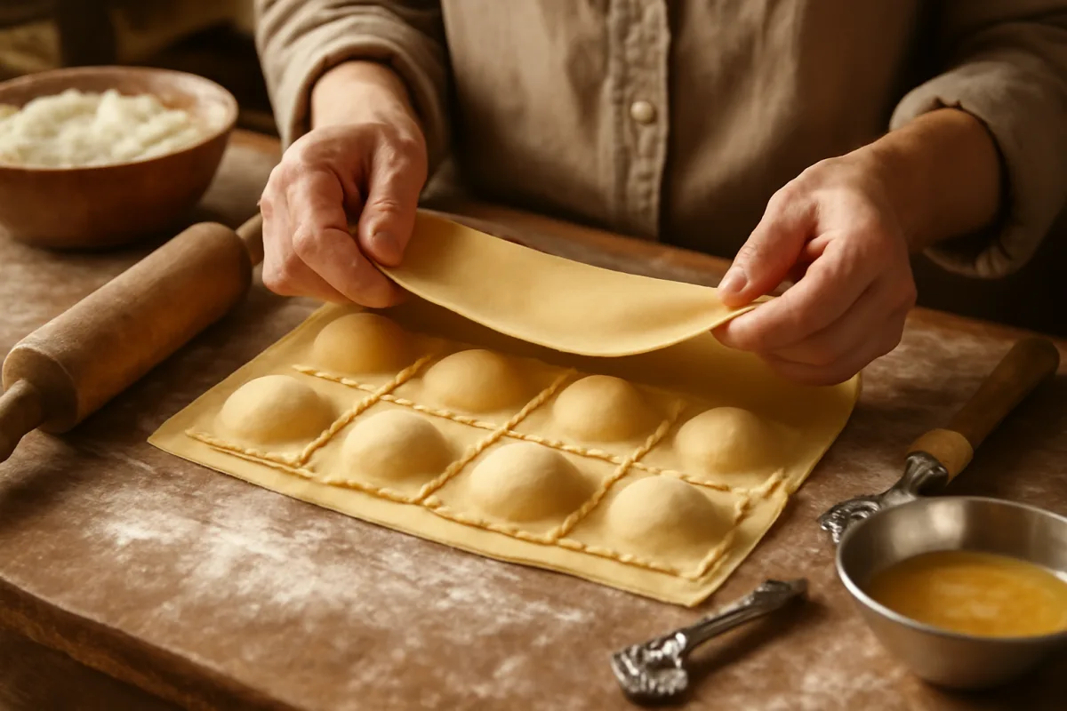 Ravioli fatti a mano: tempi e accorgimenti per una pasta sottile ma resistente