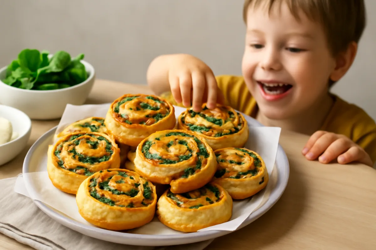 Girelle salate di pasta sfoglia: un ripieno originale che piace anche ai bambini