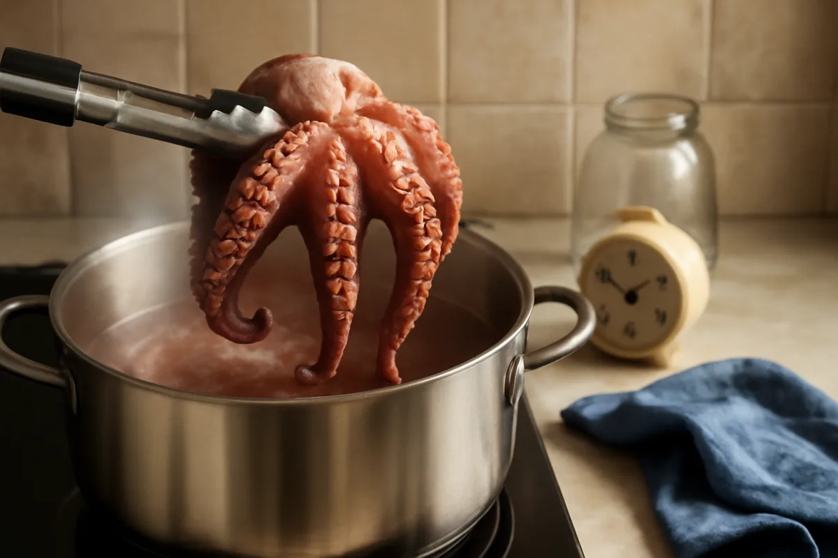 Come cuocere il polpo senza che diventi gommoso? Il tempo ideale e il trucco del riposo
